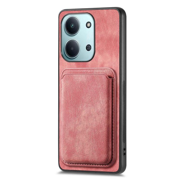For Redmi 15C 5G / 4G Global 171mm Retro Leather Card Bag Magnetic Phone Case