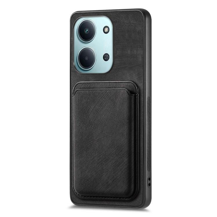 For Redmi 15C 5G / 4G Global 171mm Retro Leather Card Bag Magnetic Phone Case
