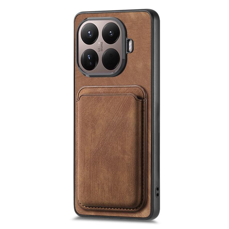 For Xiaomi 15T Pro Retro Leather Card Bag Magnetic Phone Case