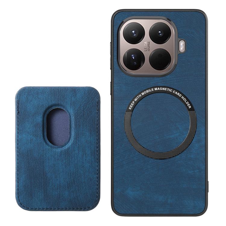 For Xiaomi 15T Pro Retro Leather Card Bag Magnetic Phone Case