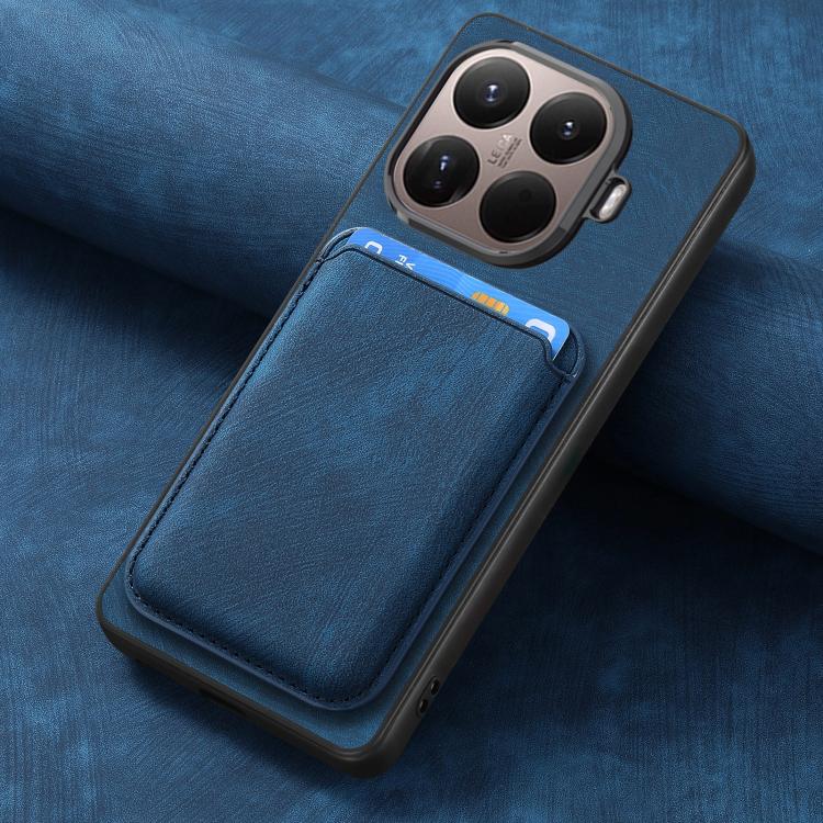 For Xiaomi 15T Pro Retro Leather Card Bag Magnetic Phone Case