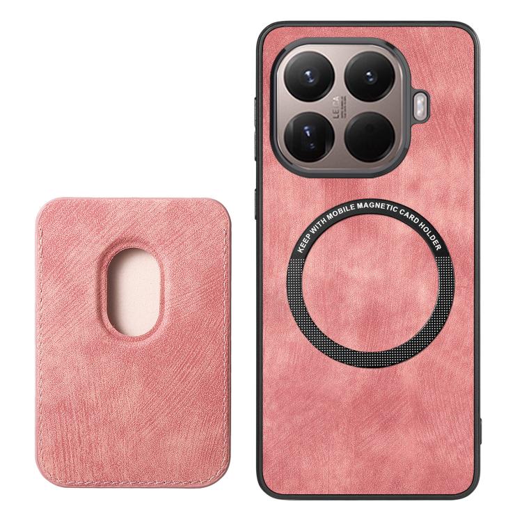 For Xiaomi 15T Pro Retro Leather Card Bag Magnetic Phone Case