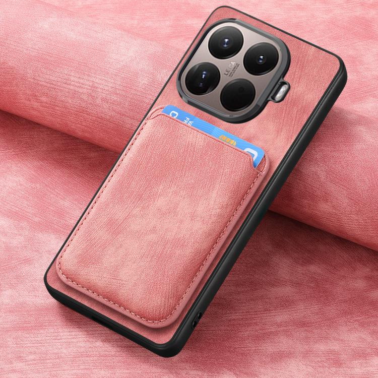 For Xiaomi 15T Pro Retro Leather Card Bag Magnetic Phone Case