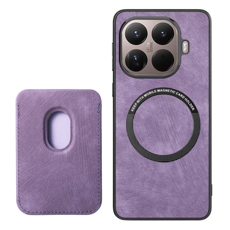 For Xiaomi 15T Pro Retro Leather Card Bag Magnetic Phone Case