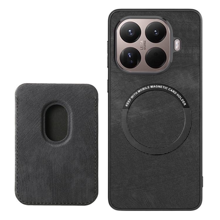For Xiaomi 15T Pro Retro Leather Card Bag Magnetic Phone Case
