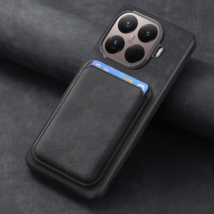 For Xiaomi 15T Pro Retro Leather Card Bag Magnetic Phone Case