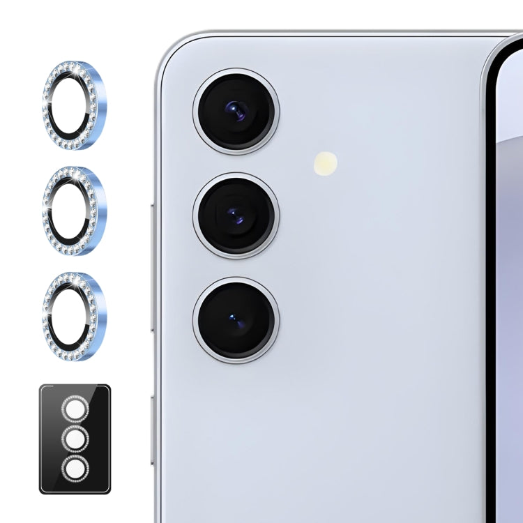 For Samsung Galaxy A16 ENKAY AR Anti-reflection Individual Diamond Ring Camera Lens Glass Full Film