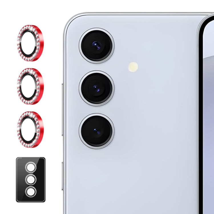 For Samsung Galaxy A16 ENKAY AR Anti-reflection Individual Diamond Ring Camera Lens Glass Full Film