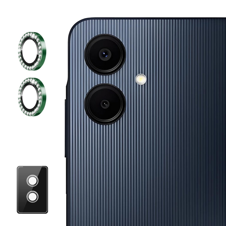 For Samsung Galaxy A06 4G ENKAY AR Anti-reflection Individual Diamond Ring Camera Lens Glass Full Film