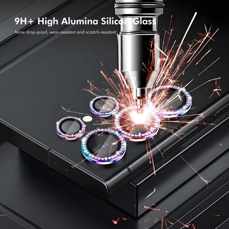 For Samsung Galaxy A06 4G ENKAY AR Anti-reflection Individual Diamond Ring Camera Lens Glass Full Film