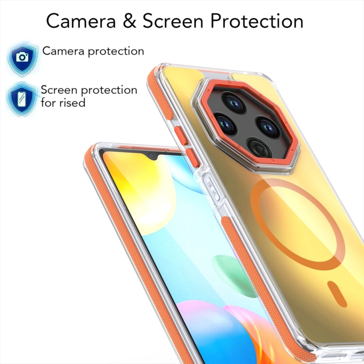 For Xiaomi Redmi 14C 4G Dual-Color Gradient Discolor MagSafe Phone Case