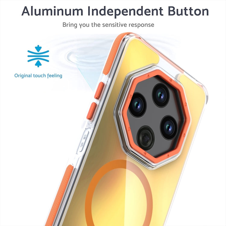 For Xiaomi Redmi 14C 4G Dual-Color Gradient Discolor MagSafe Phone Case