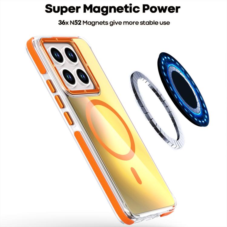 For Xiaomi 14T Dual-Color Gradient Discolor MagSafe Phone Case