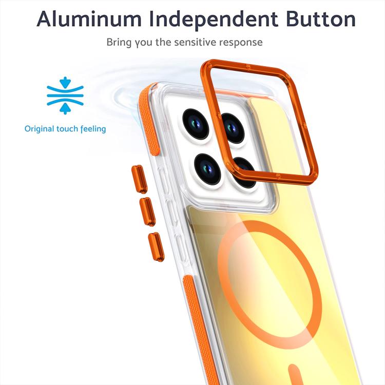 For Xiaomi 14T Dual-Color Gradient Discolor MagSafe Phone Case