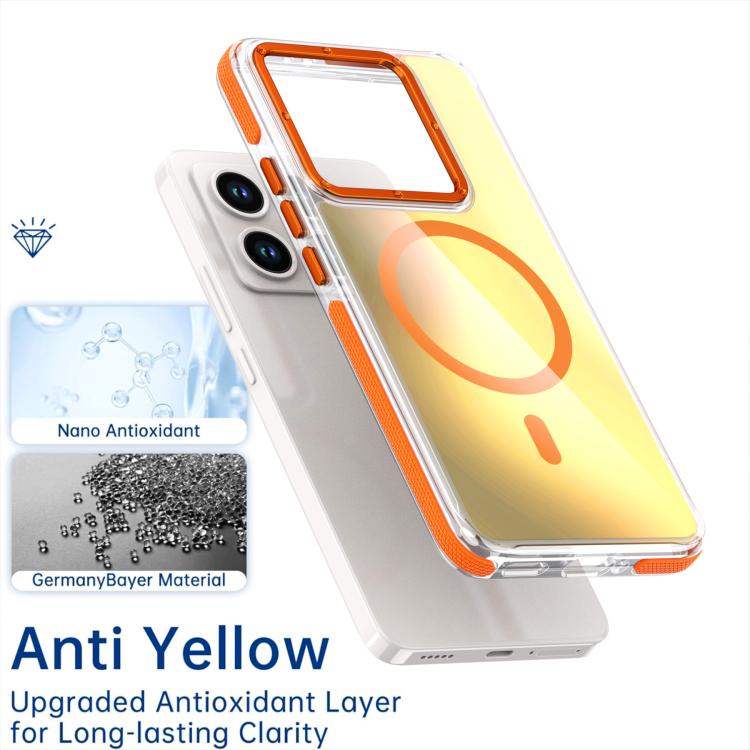 For Xiaomi 14T Dual-Color Gradient Discolor MagSafe Phone Case