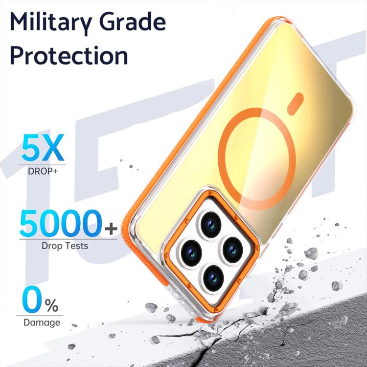 For Xiaomi 14T Dual-Color Gradient Discolor MagSafe Phone Case