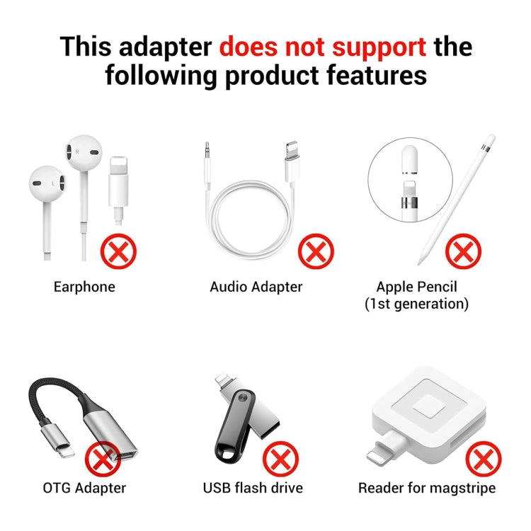 ENKAY ENK-AT121 Plastic 8 Pin to Type-C Data Transfer & Charging Adapter