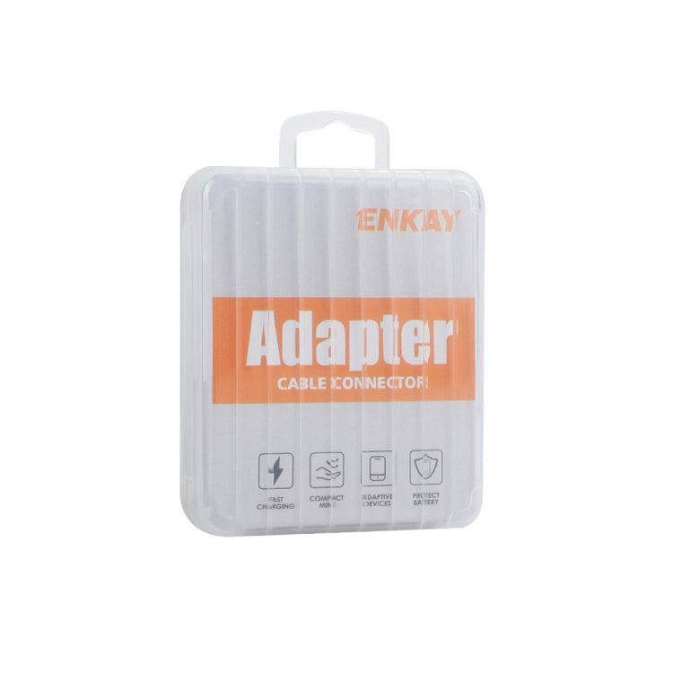 ENKAY ENK-AT121 Plastic 8 Pin to Type-C Data Transfer & Charging Adapter