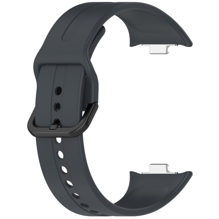 For Redmi Watch 5 eSIM Solid Color Black Buckle Quick Release Silicone Watch Band