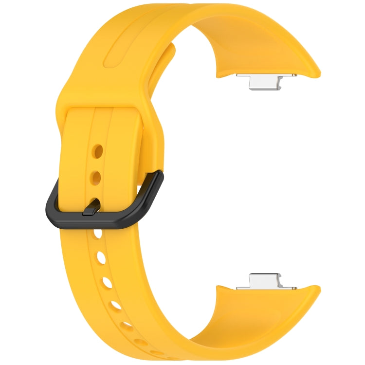 For Redmi Watch 5 eSIM Solid Color Black Buckle Quick Release Silicone Watch Band