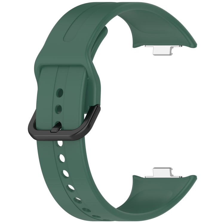 For Redmi Watch 5 eSIM Solid Color Black Buckle Quick Release Silicone Watch Band