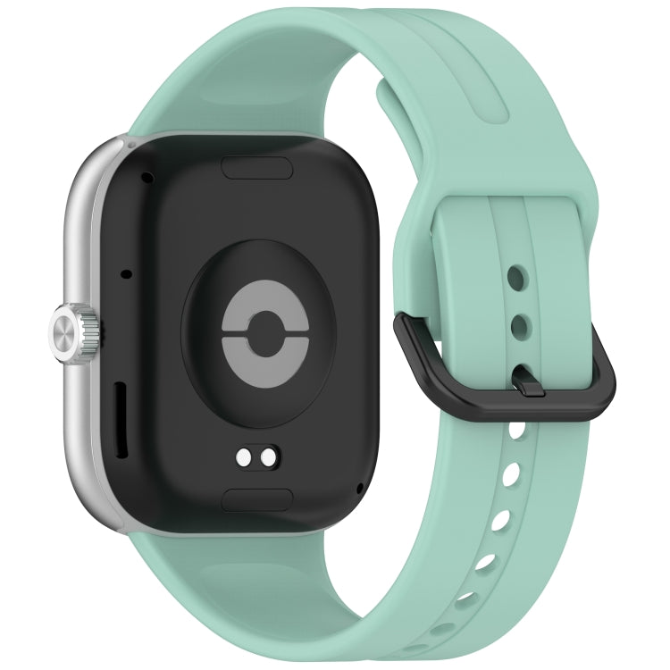 For Redmi Watch 5 eSIM Solid Color Black Buckle Quick Release Silicone Watch Band