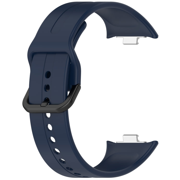 For Redmi Watch 5 eSIM Solid Color Black Buckle Quick Release Silicone Watch Band