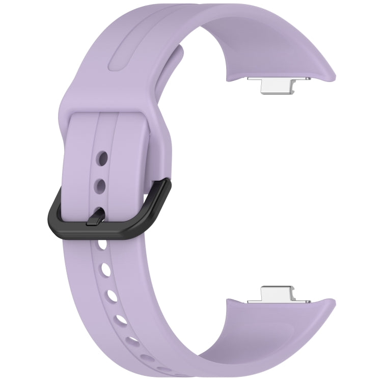 For Redmi Watch 5 eSIM Solid Color Black Buckle Quick Release Silicone Watch Band