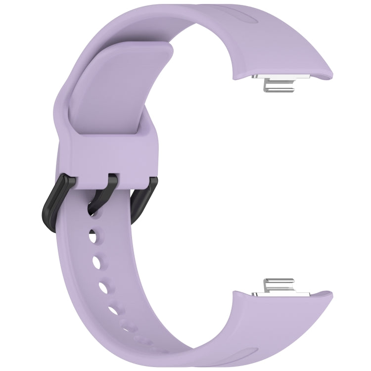 For Redmi Watch 5 eSIM Solid Color Black Buckle Quick Release Silicone Watch Band