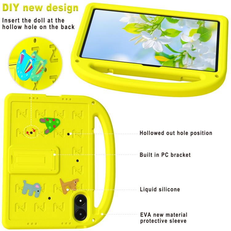 For Xiaomi Redmi Pad Pro 12.1 2024 Cartoon Sparrow EVA Shockproof Tablet Case