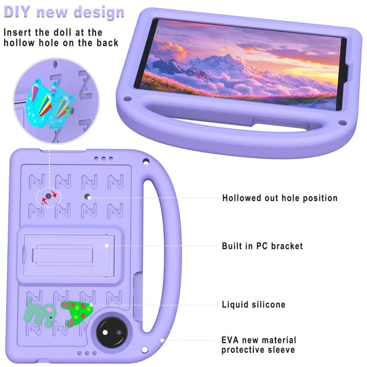 For Xiaomi Redmi Pad SE 8.7 2024 Cartoon Sparrow EVA Shockproof Tablet Case