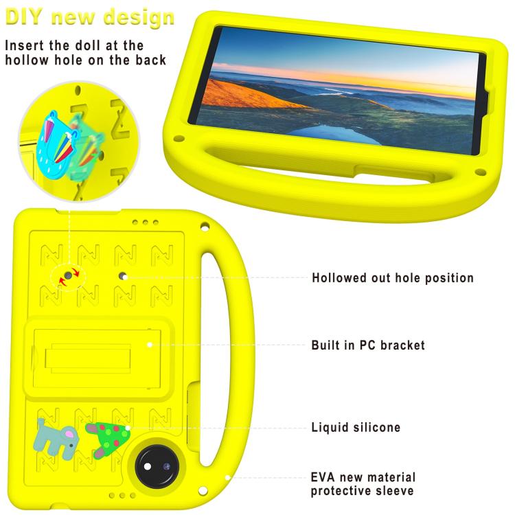 For Xiaomi Redmi Pad SE 8.7 2024 Cartoon Sparrow EVA Shockproof Tablet Case