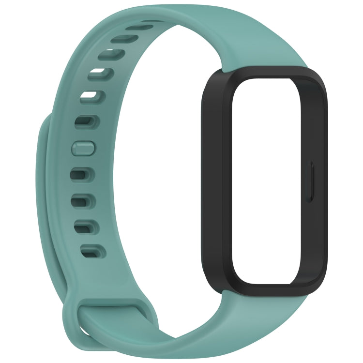 For Redmi Band 3 / Xiaomi Smart Band 9 Active Soft Silicone Integrated Watch Band