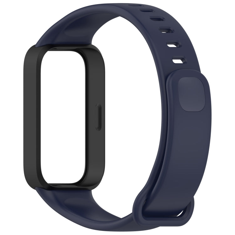 For Redmi Band 3 / Xiaomi Smart Band 9 Active Soft Silicone Integrated Watch Band