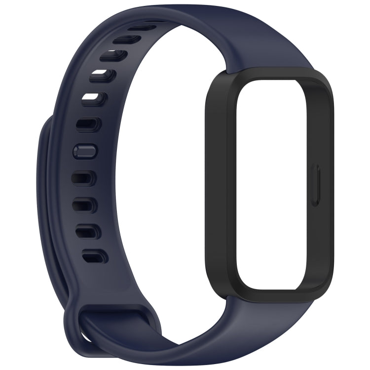 For Redmi Band 3 / Xiaomi Smart Band 9 Active Soft Silicone Integrated Watch Band