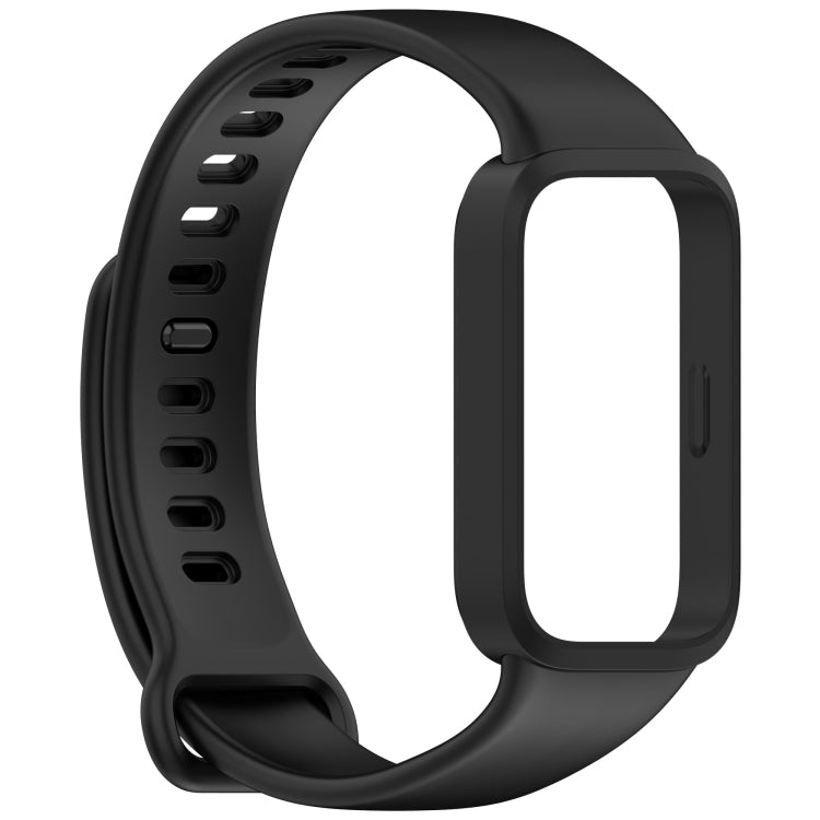 For Redmi Band 3 / Xiaomi Smart Band 9 Active Soft Silicone Integrated Watch Band