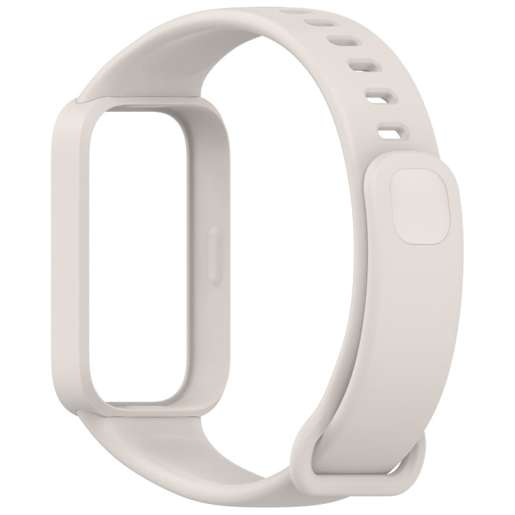 For Redmi Band 3 / Xiaomi Smart Band 9 Active Soft Silicone Integrated Watch Band