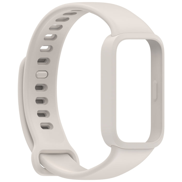 For Redmi Band 3 / Xiaomi Smart Band 9 Active Soft Silicone Integrated Watch Band