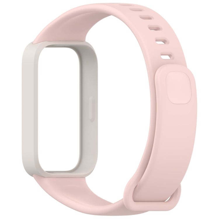 For Redmi Band 3 / Xiaomi Smart Band 9 Active Soft Silicone Integrated Watch Band