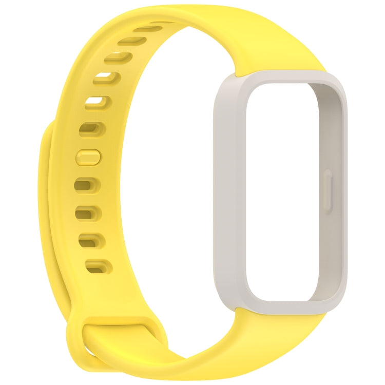 For Redmi Band 3 / Xiaomi Smart Band 9 Active Soft Silicone Integrated Watch Band