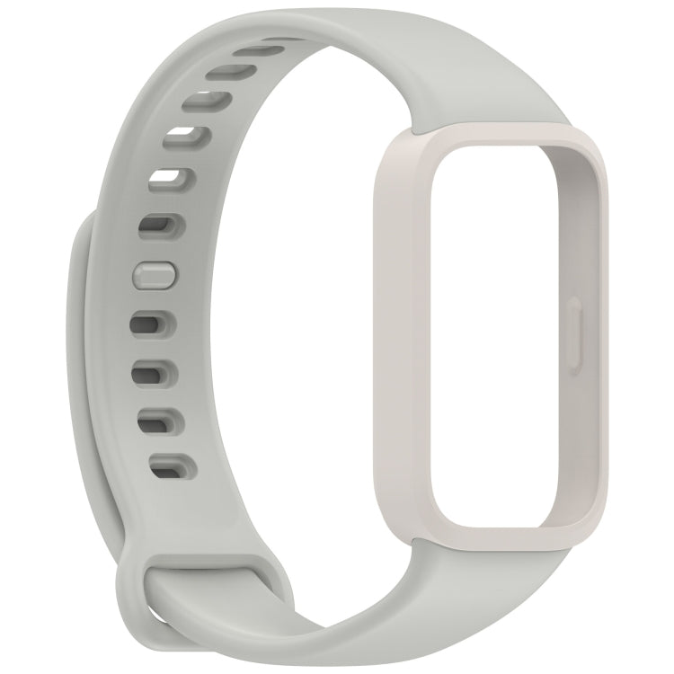 For Redmi Band 3 / Xiaomi Smart Band 9 Active Soft Silicone Integrated Watch Band