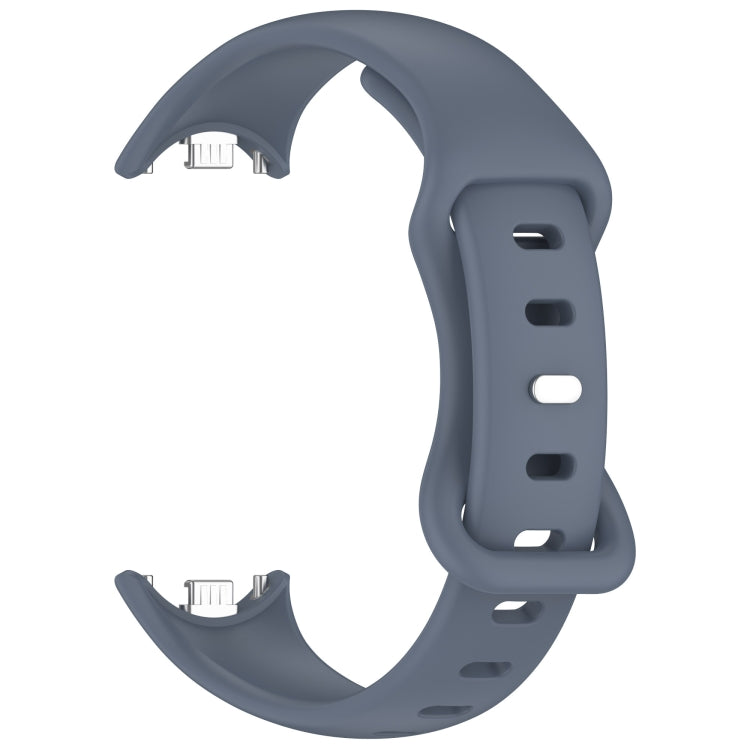 For Xiaomi Smart Band 10 / 9 / 8 Splayed Tail Reverse Buckle Silicone Watch Band