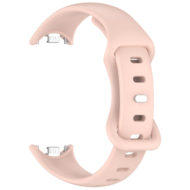 For Xiaomi Smart Band 10 / 9 / 8 Splayed Tail Reverse Buckle Silicone Watch Band