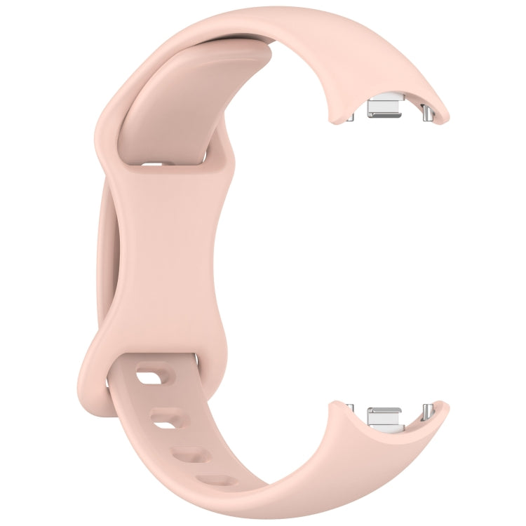 For Xiaomi Smart Band 10 / 9 / 8 Splayed Tail Reverse Buckle Silicone Watch Band