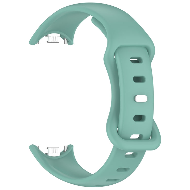 For Xiaomi Smart Band 10 / 9 / 8 Splayed Tail Reverse Buckle Silicone Watch Band