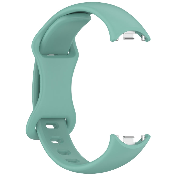 For Xiaomi Smart Band 10 / 9 / 8 Splayed Tail Reverse Buckle Silicone Watch Band