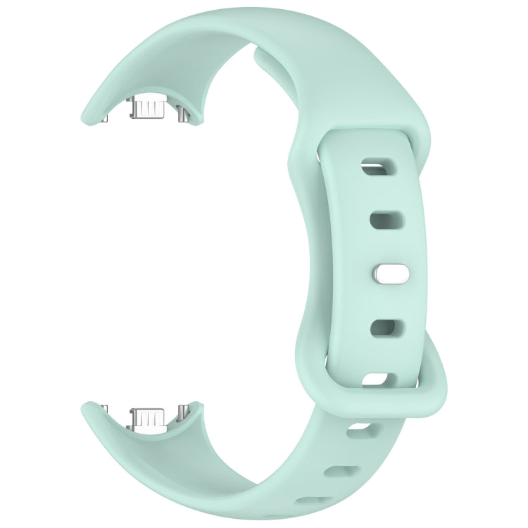 For Xiaomi Smart Band 10 / 9 / 8 Splayed Tail Reverse Buckle Silicone Watch Band