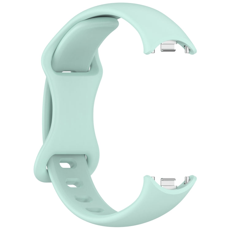 For Xiaomi Smart Band 10 / 9 / 8 Splayed Tail Reverse Buckle Silicone Watch Band