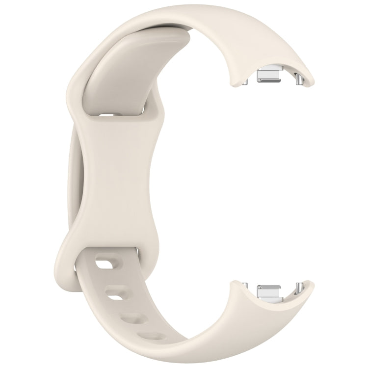 For Xiaomi Smart Band 10 / 9 / 8 Splayed Tail Reverse Buckle Silicone Watch Band