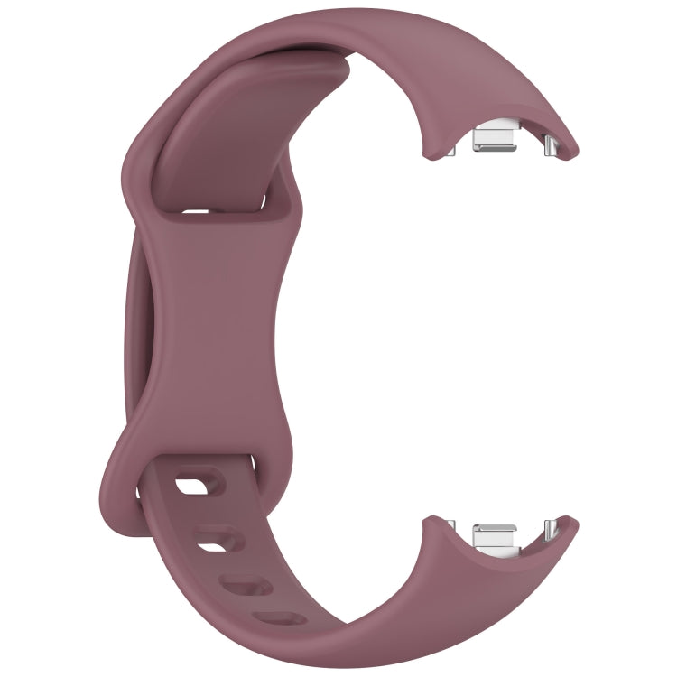 For Xiaomi Smart Band 10 / 9 / 8 Splayed Tail Reverse Buckle Silicone Watch Band